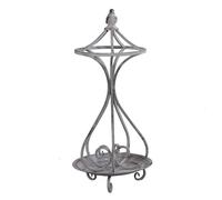 Portaombrelli da ingresso casa in acciaio bianco ossidato