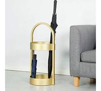 Portaombrelli da interno con ganci, design rotondo moderno, robusto portaombrelli per ingresso e porta d'ingresso