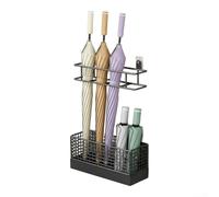 Portaombrelli da parete con funzione impermeabile e installazione con foro, progettato per massimizzare lo spazio in ambienti domestici o in ufficio (oro)