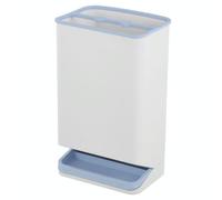 Portaombrelli divisorio in plastica staccabile a prova di perdite (blu)