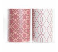 Portaombrelli DKD Home Decor Tela Legno Arancio Bianco [23 x 23 x 54,5 cm]