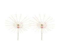 Portaombrelli in carta oliata da 2 pezzi, portaombrelli in bambù, portaombrelli