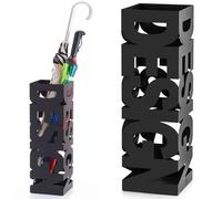 BAKAJI Portaombrelli Stand in Ferro Design BAK9 (Nero)