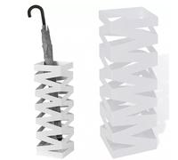 Portaombrelli in Ferro Design Quadrato Stand Vaschetta Salvagoccia