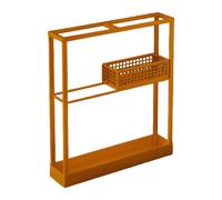 Portaombrelli in Ferro Semplice, Robusto E di Grande Capacità, con Vaschetta