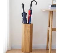 Portaombrelli in legno naturale, Portaombrelli da interno, Ombrello decorativo nizer, Accessorio per la casa elegante, Design in legno resistente, Portaombrelli salvaspazio