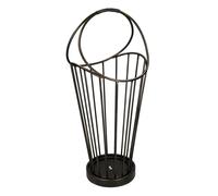 Portaombrelli in metallo bronzo scuro tondo cm 32x30xh52/70