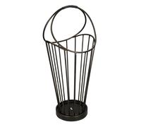 Portaombrelli in metallo bronzo scuro tondo cm 32x30xh52/70