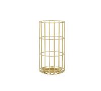 Portaombrelli in metallo con vassoio antigoccia, elegante supporto rotondo per ingresso e ufficio domestico, soluzione di stoccaggio in metallo durevole 25 x 50 cm