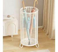 Portaombrelli in metallo, organizer in ferro resistente, per ingresso e casa, ufficio, design elegante e salvaspazio