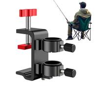 Portaombrelli in metallo per sedia - regolabile per rastrelliera da tavolo | 14 x 10 x 4 cm in lega di alluminio | Supporto portatile per ombrelloni da esterno, patio, giardino, spiaggia