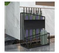 Portaombrelli In Metallo Pesante, Portaombrelli Di Grande Capacità Per Uso Domestico E Commerciale, Organizzatore Portaombrelli Indipendente, Per Soggiorno/ingresso Di Hotel(nero,48x27x60 cm)