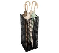Portaombrelli in metallo - Porta ombrelli decorativo, supporto corridoio | moderno vassoio antigoccia in metallo, organizer per secchi, compatto,