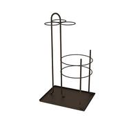 Portaombrelli in metallo Supporto artistico in ferro per ombrelli & Walking Stic Slish Home Decor Brown Portaombrelli per ingresso e Sto