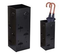 Portaombrelli in metallo, supporto per ombrelli in metallo, quadrato moderno, autoportante, mobili per corridoio, reception, porta bastone da passeggio, portico decorativo per casa, hotel,