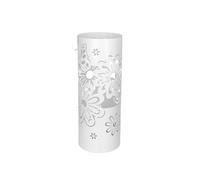 Portaombrelli in Metallo Tondo Butterfly Bianco 55 cm