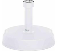Betonständer 20kg Rotondo Bianco Tubo Plastica 18-38mm Handmulden Portaombrelli