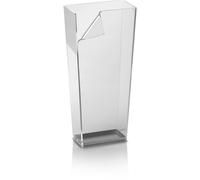 Portaombrelli in plexiglass con curvatura a mano colore 28x16,5xH60 cm, peso 2,88 kg, spessore 5 mm colore trasparente trasparente