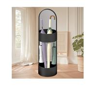 Portaombrelli nero con supporto - Comodo secchio ad asciugatura rapida per l'ingresso di casa, design stabile per una facile nizzazione dell'ombrello