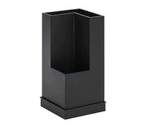 Portaombrelli nordico moderno con vassoio antigoccia, portaombrelli da interno per ufficio, garage e ingresso, elegante organizer per la casa e l'arredamento dell'ingresso