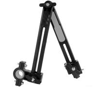Portaombrelli per bici elettrica per moto e bicicletta con angolo regolabile, rotazione completa e telaio pieghevole in ABS per mobilità (grigio)