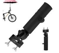 Portaombrelli Per Carrello Da Golf Manuale Supporto Paraurti Sedia | Supporto Ombrellone Passeggino Posteriore Cortile Esterno Breve Giardino Percorso Palestra Patio Spiaggia Campeggio