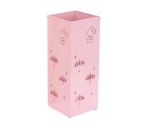 Portaombrelli per ingresso - Rack in acciaio inossidabile, supporto per ombrelli in metallo | Vassoio portaoggetti decorativo con motivo cavo per cannes walking stick halway organizzatore