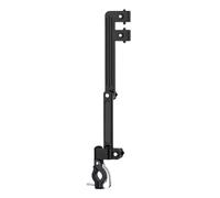 Portaombrelli per passeggino - Ombrello per passeggino con morsetto, supporto per ombrellone per carrello della spesa, supporto per ombrellone da golf, passeggino, tribuna, nero