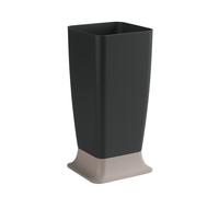 Portaombrelli Plastica Antracite 25x25x55 cm Design Moderno, Salvaspazio 2006F