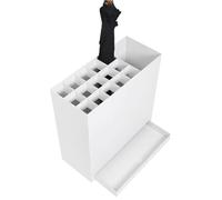 portaombrelli Portaombrelli in metallo con piccole fessure, portaombrelli da terra con vassoio per l'acqua estraibile, organizzatore per ombrelli rettangolare per corridoio, garage, esterno ( Size : L
