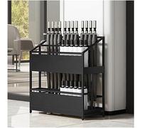 Portaombrelli, Portaombrelli Portaombrelli Commerciale in Metallo Portaombrelli, Ufficio Scuola Hotel Corridoio Ingresso Ombrellone Organizzatore, Contiene 40-75 Ombrelli ( Color : Black , Size : 68x3
