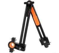 Portaombrelli regolabile per moto, bici elettrica e carrozzina, costruito con ABS e ottimizzato per la mobilità esterna (arancione)