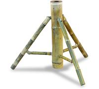 Portaombrelli Schermo Ombrello Stand Bambù Tubo Giardino Terrazza Legno Naturale