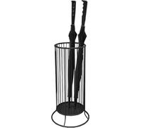 portaombrelli, Supporto for ingresso e ufficio Scaffale in acciaio al carbonio alto 67 cm con design elegante Perfetto organizer for bastoncini da passeggio for corridoio e negozio(Black 1)