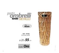 PORTAOMBRELLI TONDO FERRO ORO D.20x55 cm ART.88700