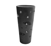PORTAOMBRELLI TONDO METALLO Design CASA STUDIO MODERNO Salvagoccia NERO 4822
