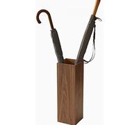 Portaombrelli vintage in legno di noce antico per la decorazione domestica