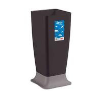 Portaombrelli in Plastica Zeus Antracite Base Tortora 25 x 25 x 55 cm Stefanplas