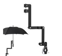 Portaombrello per passeggino,Portaombrello per passeggino,Portaombrelli per sedia a rotelle - Supporto per ombrellone regolabile, morsetto per ombrellone per sedie a rotelle, deambulatore, bicicletta,