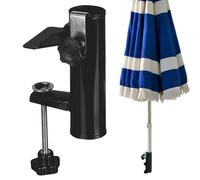 Portaombrellone - Morsetto per ombrelloni Robusto | Portaombrelloni Anti-rusto, Supporto per ombrelloni per Tutto Il, Supporto per ombrellone in Metallo, Supporto per ombrellone in Ferro