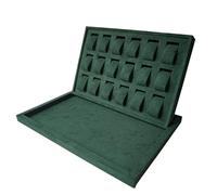 Portaorologi per Uomo 18 Scatola Porta Orologi A Griglia con Cuscino Rimovibile, Vassoio Portaoggetti Grigio con Apertura A 90 Gradi Organizzatore di Scatole per Orologi da Uomo