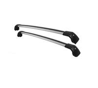 portapacchi 2 Barre Portatutto In Alluminio Per Auto Barre Trasversali Laterali Portapacchi Per Peugeot 508 SW 5 Porte Station Wagon 2011-2018(Black+Silver)