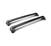 portapacchi 2 Barre Portatutto Per Auto In Lega Di Alluminio Con Bloccaggio Speciale Per Hyundai I40 Station Wagon A 5 Porte 2011-2020(Nero)