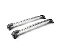 portapacchi 2 Barre Portatutto Per Auto In Lega Di Alluminio Con Bloccaggio Speciale Per Hyundai I40 Station Wagon A 5 Porte 2011-2020(Argento)