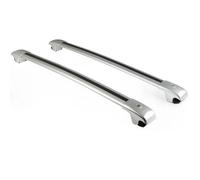 Portapacchi 2PCS Cross Bar Regolabile Roof Rail Rack Con Serratura Cargo Argento E Nero Per Nissan Per Armada Per Patrol Y62 2017-2024 Barre Portatutto