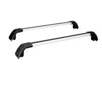 Portapacchi 2PCS Per BYD Per SEAL U (per SONG Plus EV) 2023 2024 Roof Rail Rack Per Traverse Barre Trasversali Con Serratura In Lega Di Alluminio(Black Silver)