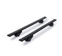 Portapacchi Adatto per Kia Soul Da 2008-2013 Aperto Barra Tettuccio 125 CM Nero