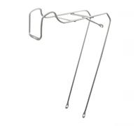 PORTAPACCHI ANTERIORE ACCIAIO CLASSIC 26" X 1-3/8 O 28" - ARGENTO