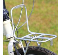 Portapacchi anteriore in lega di alluminio per bici da strada e viaggi in