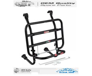 PORTAPACCHI ANTERIORE NERO FACO VESPA PK 50 V5X1T 1982-1984